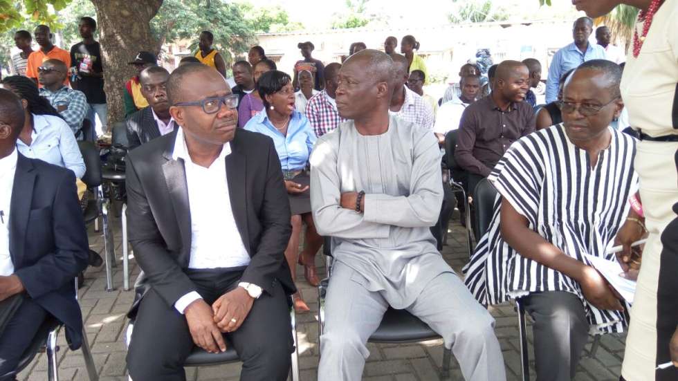 The GFA president Kwesi Nyantakyi with the Minister of Youth and Sports Nii Lante Vanderpuye Ministry, FA in fresh standoff?